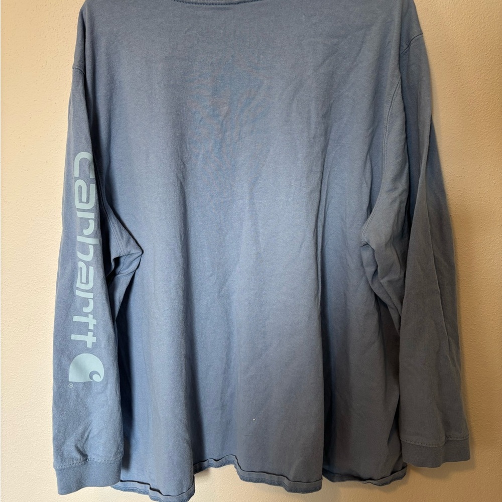 Carhartt Men's Blue Long Sleeve Shirt